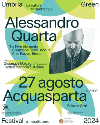 Alessandro Quarta - The Five Elements
Creazione, Terra, Acqua, Aria, Fuoco, Etere